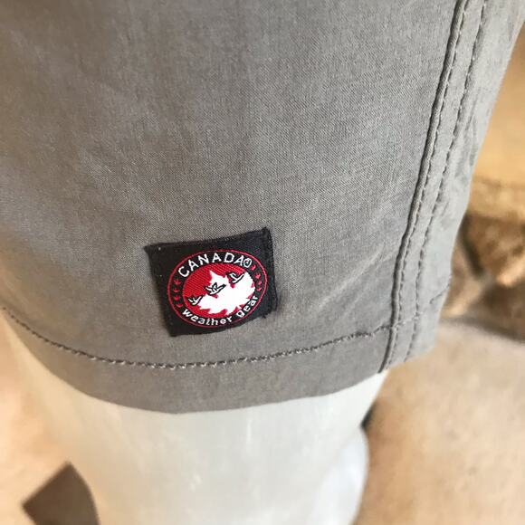 NEW Canada Weather Gear Gray Nylon Rayon Hiking Shorts Men's Size L NWT $60 - Picture 4 of 8